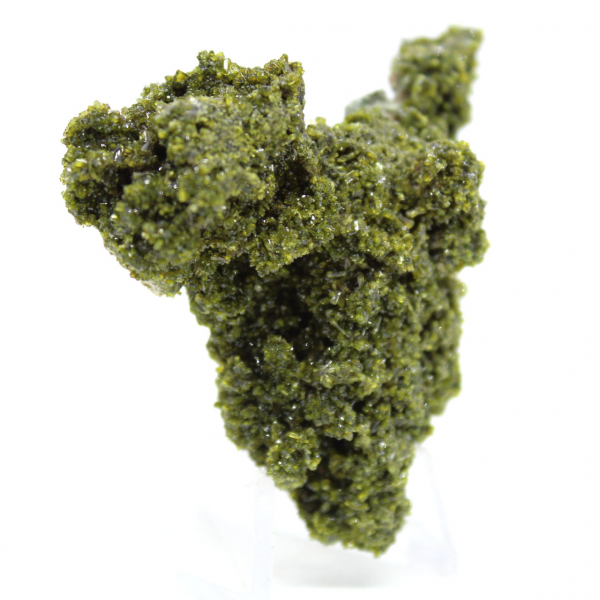 Green epidote crystals on matrix from Morocco