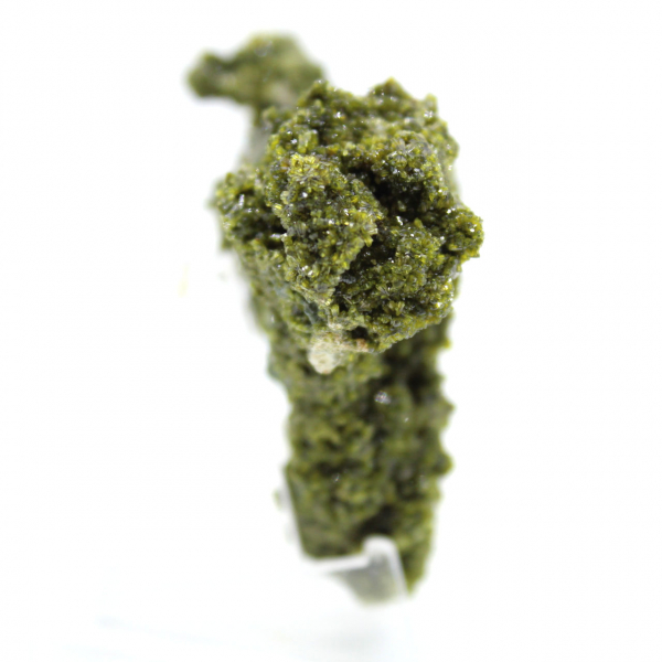 Green epidote crystals on matrix from Morocco