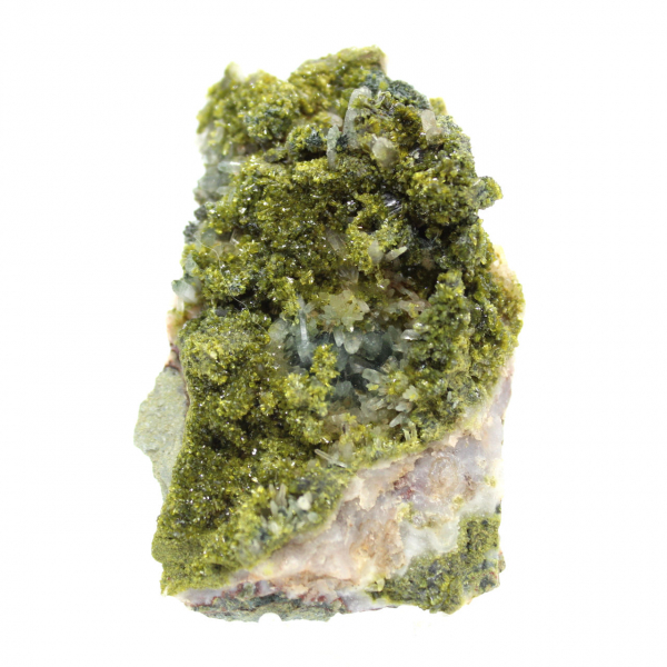 Moroccan epidote on beige matrix