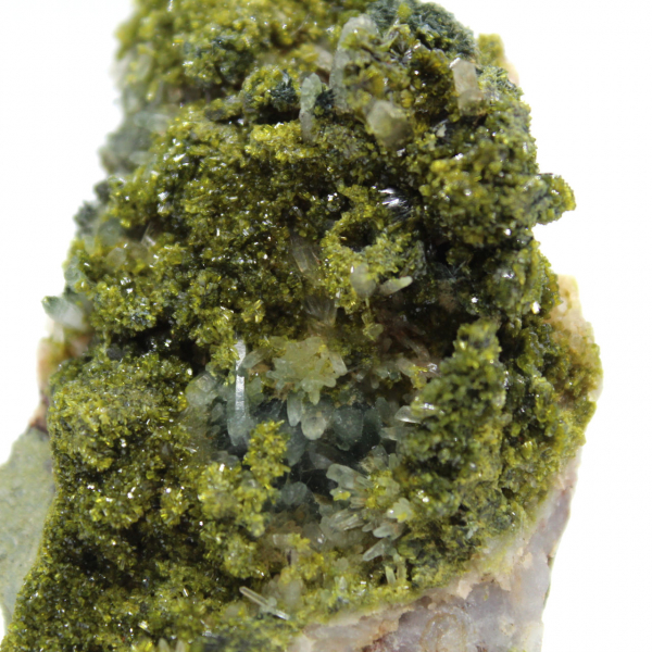 Moroccan epidote on beige matrix