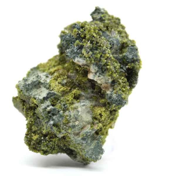 Imilchil epidote crystals on rock matrix