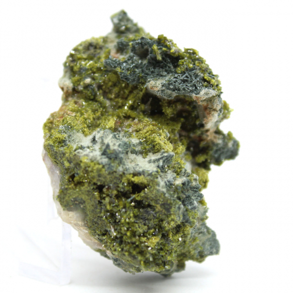 Imilchil epidote crystals on rock matrix