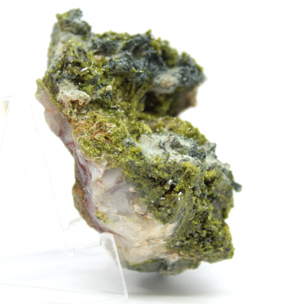 Imilchil epidote crystals on rock matrix