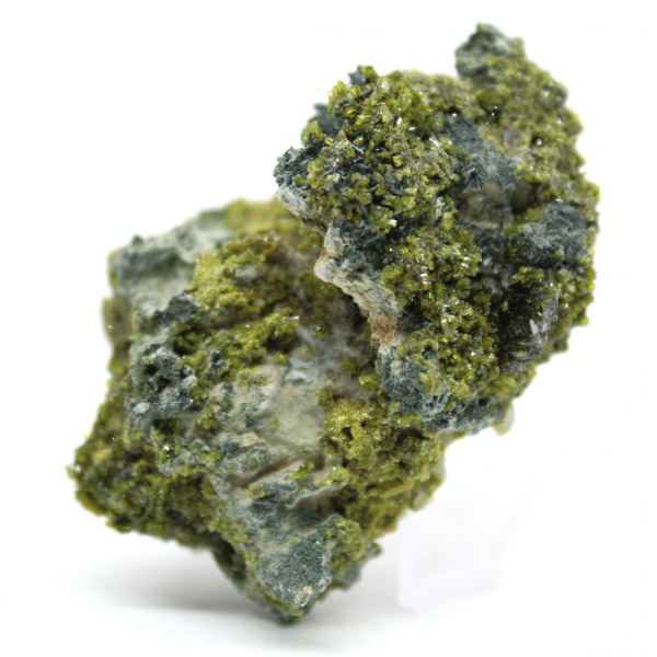 Imilchil epidote crystals on rock matrix