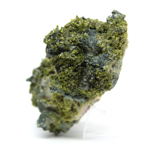 Imilchil epidote crystals on rock matrix