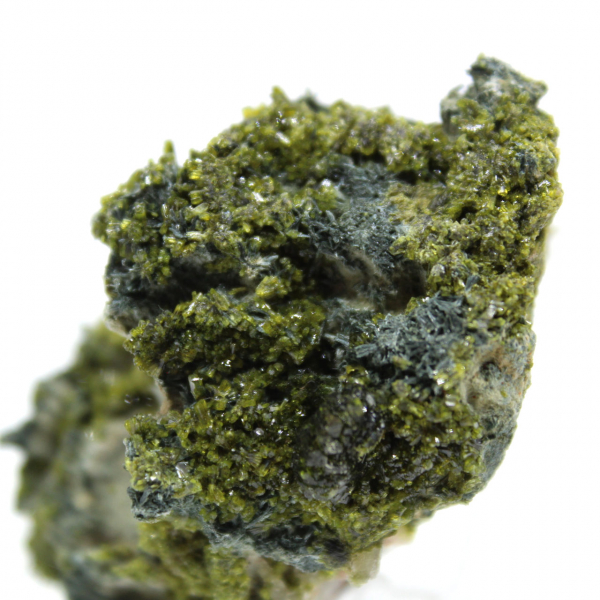 Imilchil epidote crystals on rock matrix