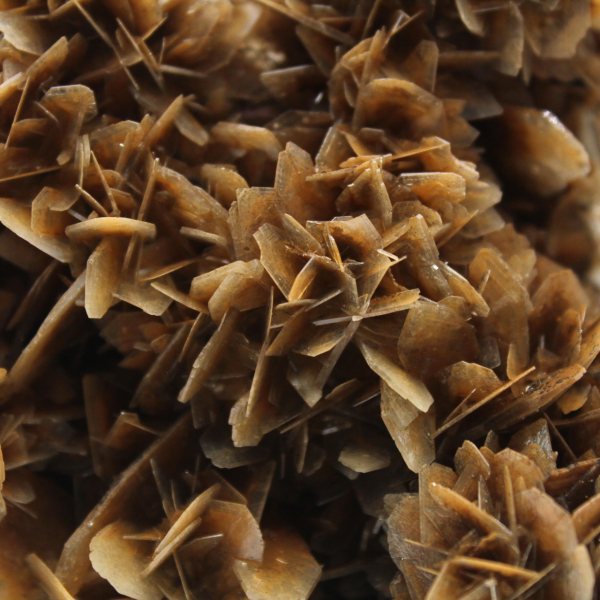 Translucent brown barite from Morocco