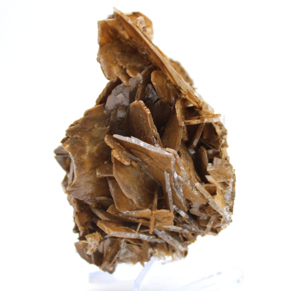 Brown crystallization of barite from Morocco