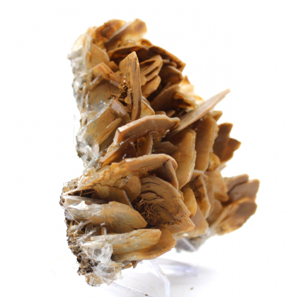 Brown crystals of barite from Ouichane