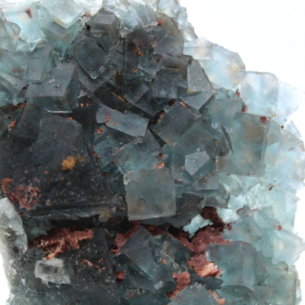 Raw Fluorite Specimen: Green Stone from Morocco on Rock