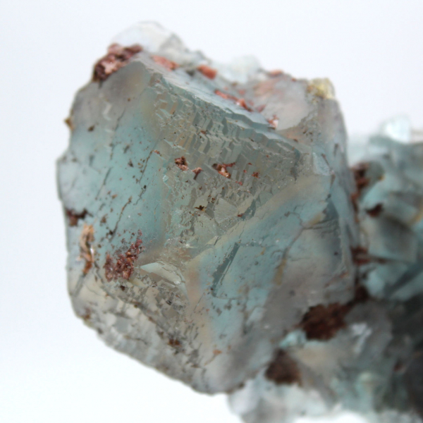 Raw Fluorite Specimen: Green Stone from Morocco on Rock