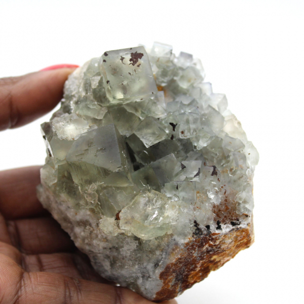 Fluorite rock crystal: Green specimen for collectors