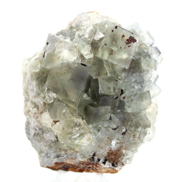Fluorite rock crystal: Green specimen for collectors