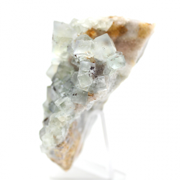 Fluorite rock crystal: Green specimen for collectors