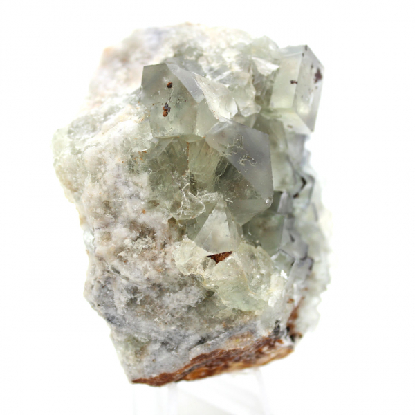 Fluorite rock crystal: Green specimen for collectors