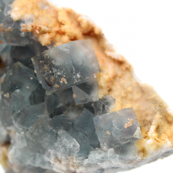Fluorite specimen on matrix: Authentic Moroccan crystals