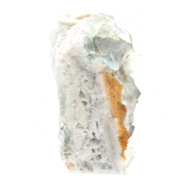 Raw fluorite for decoration: Green crystals from Morocco