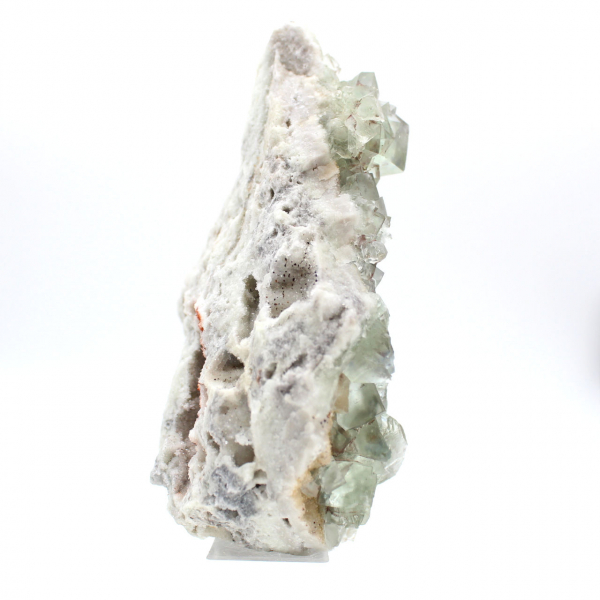 Green Fluorite Morocco: Collection Specimen on Gangue