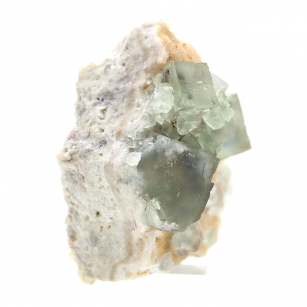 Green Fluorite Crystals: Mineralogical Collection of Morocco