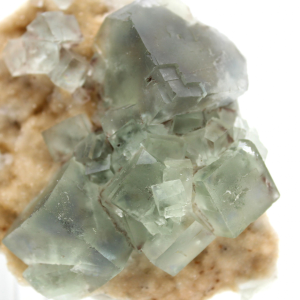 Green Fluorite Crystals: Mineralogical Collection of Morocco