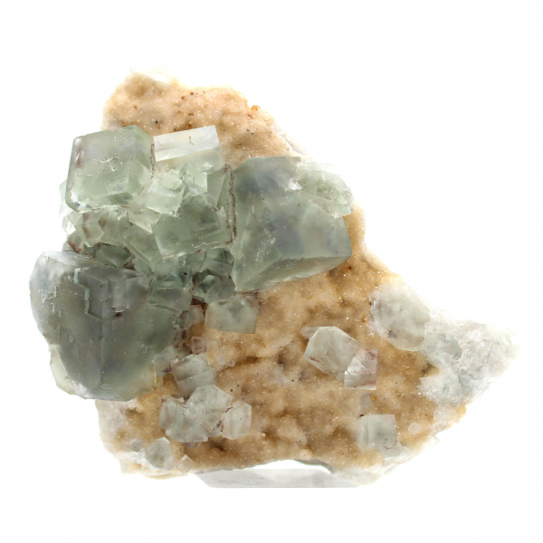 Green Fluorite Crystals: Mineralogical Collection of Morocco