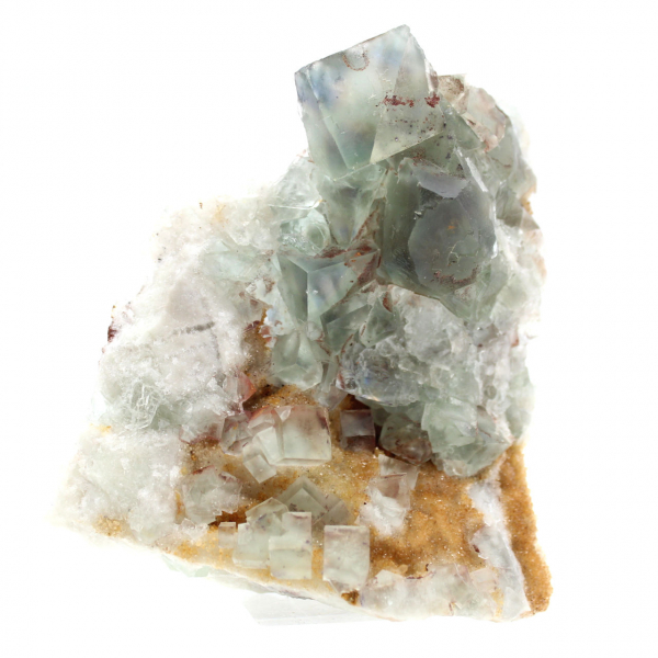 Fluorite geological specimen: Moroccan stone with crystals
