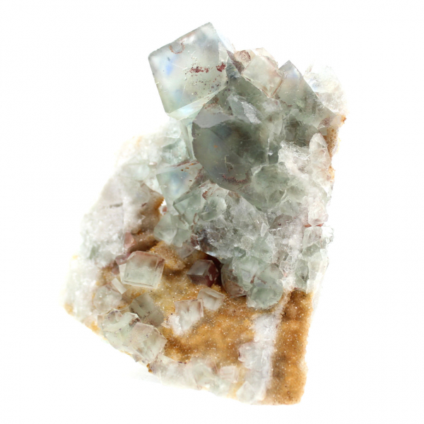 Fluorite geological specimen: Moroccan stone with crystals