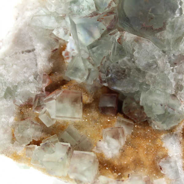 Fluorite geological specimen: Moroccan stone with crystals