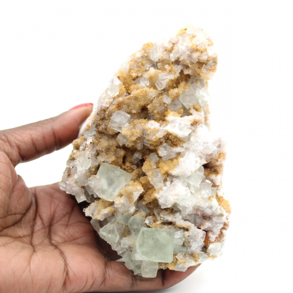 Moroccan Fluorite Crystal: Decorative Piece and Science