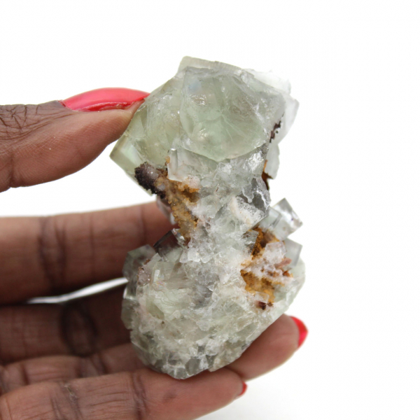 Raw Fluorite Stone: Very small model, Morocco