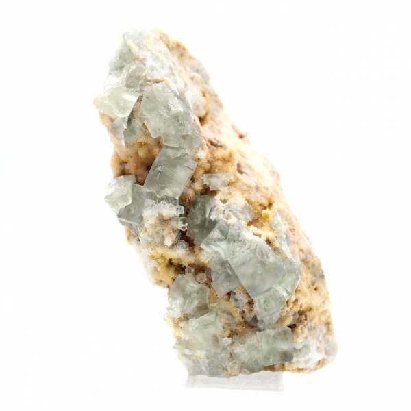 Fluorite, a collectible mineral: Raw crystal from Morocco