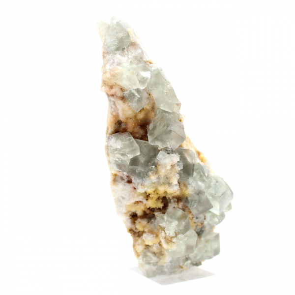 Fluorite, a collectible mineral: Raw crystal from Morocco