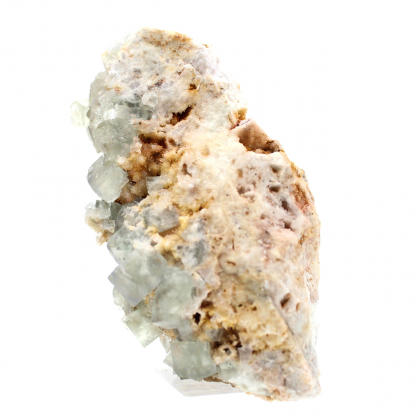 Fluorite, a collectible mineral: Raw crystal from Morocco