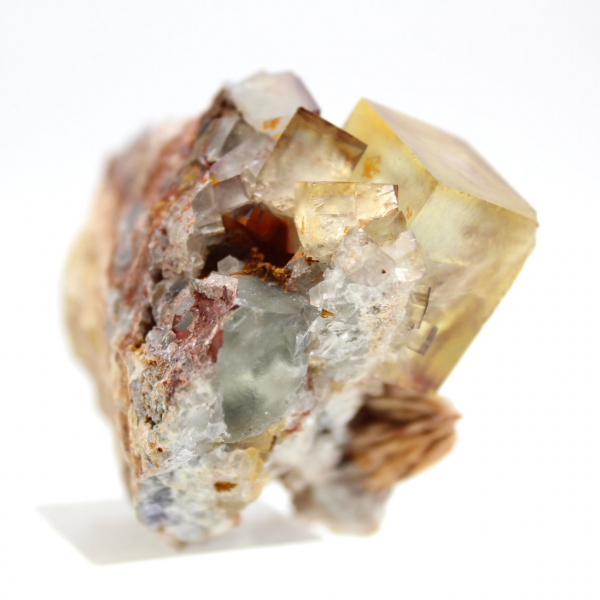 Raw Moroccan Fluorite Stone: Natural Green Crystals