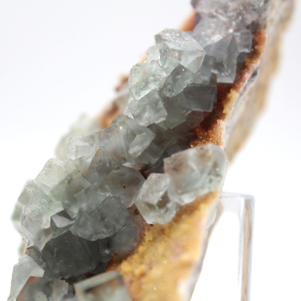 Green Fluorite Rock: Large crystal on its matrix
