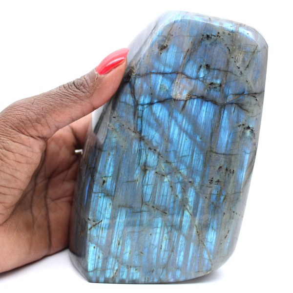 Polished Labradorite Specimen, Decorative Mineral Rock