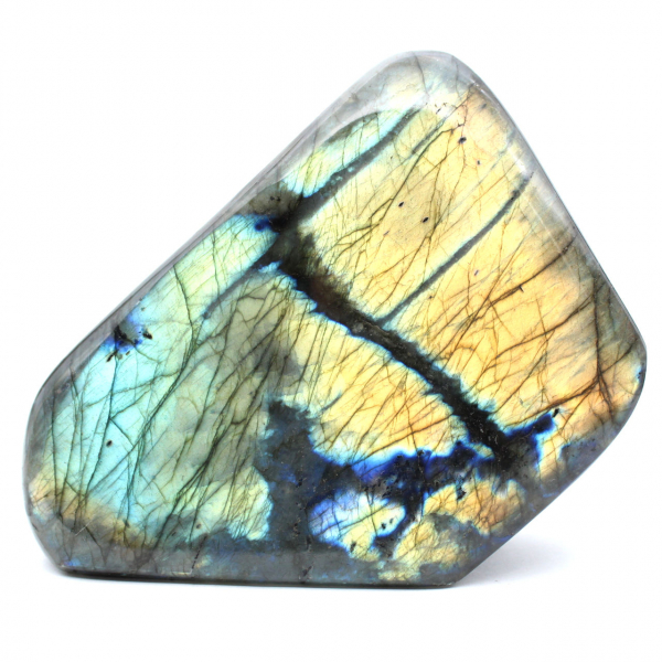 Polished Labradorite Mineral Ornament from Madagascar
