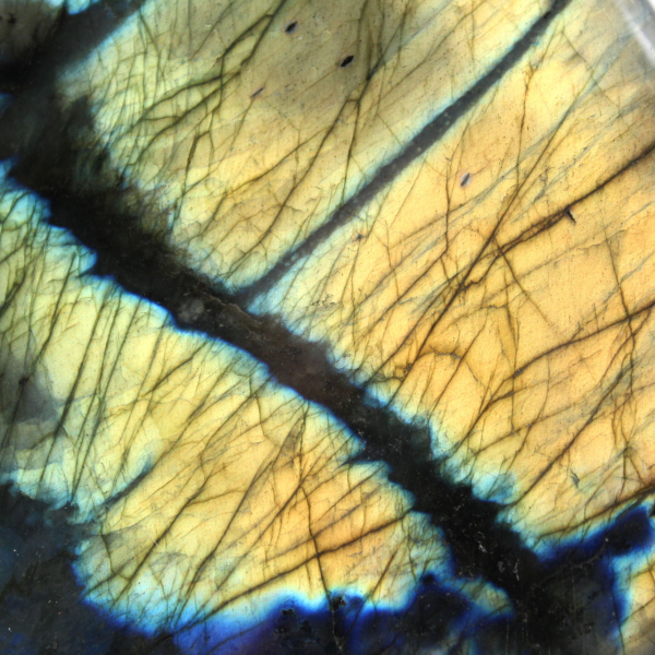 Polished Labradorite Mineral Ornament from Madagascar