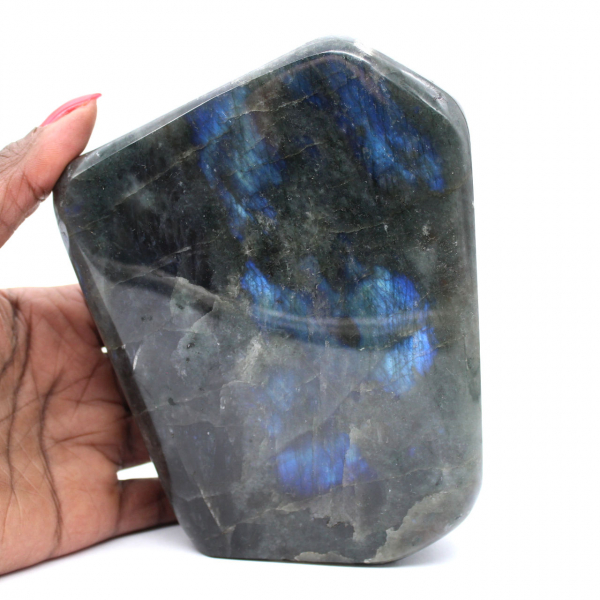 Polished Labradorite Rock, Decorative Piece from Madagascar