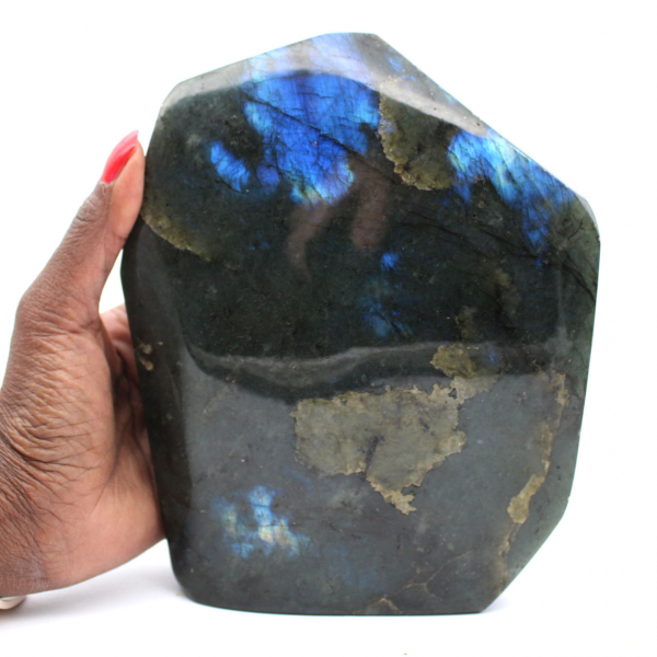 Polished Natural Labradorite Stone, Mineral Decoration