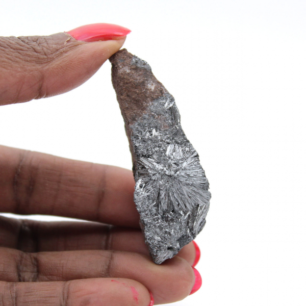 Pyrolusite, Miniature Mineral Rock from Morocco