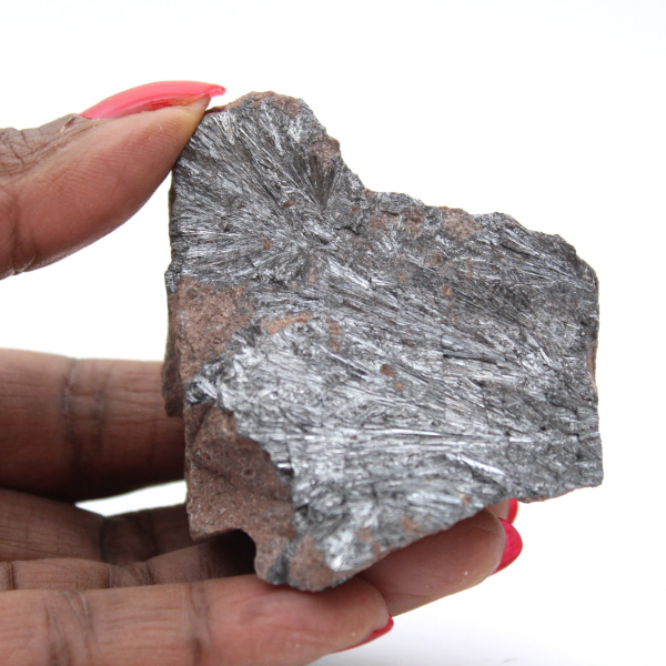 Small Pyrolusite Ornament, Crystallization