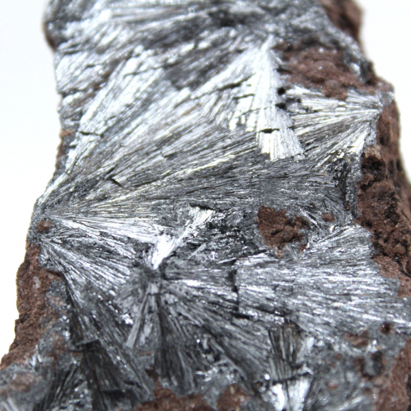 Raw Pyrolusite Crystals, Long Specimen