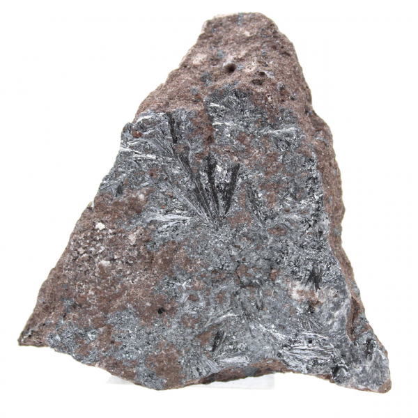 Pyrolusite Morocco, Rock Fragment Crystallization