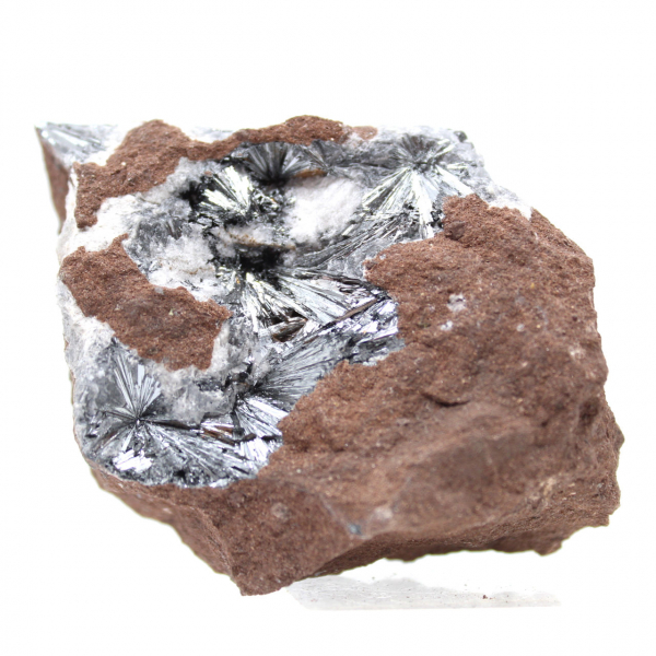 Pyrolusite, Mineralogical Specimen with Matrix