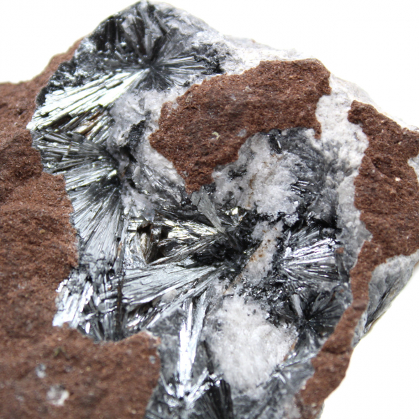 Pyrolusite, Mineralogical Specimen with Matrix