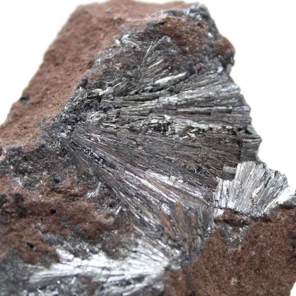 Pyrolusite crystals, Mineral Rock Morocco