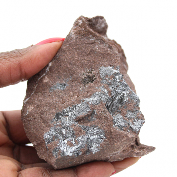 Moroccan Pyrolusite, Authentic Crystallization