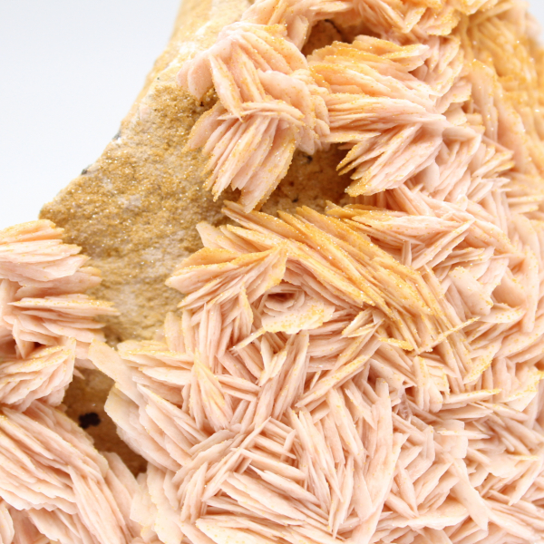 Orange barite crystals from Morocco for collectors