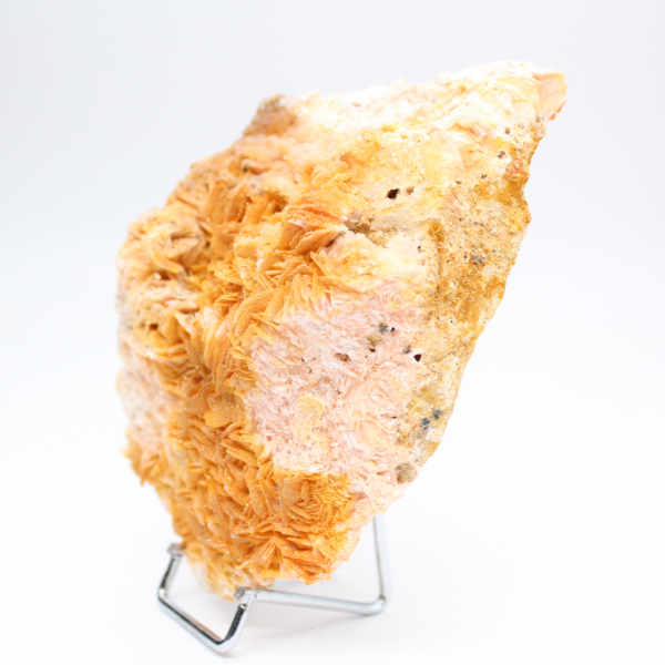 Specimen of orange barite from Morocco in crystals